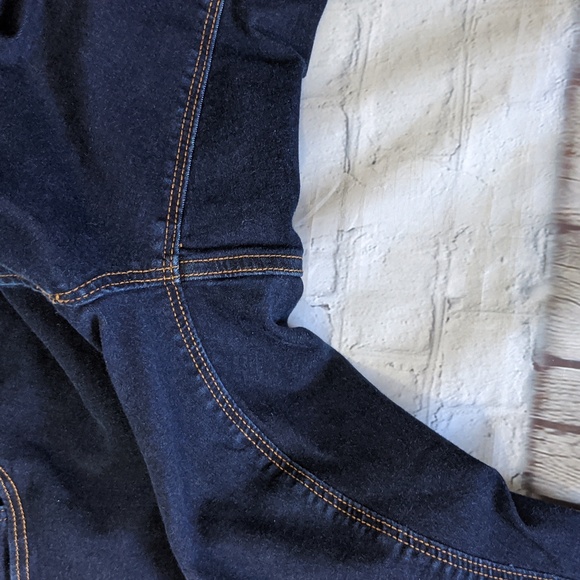 OLD NAVY Mid-Rise Rockstar Super Skinny Dark wash Stretch Jeans - Picture 9 of 9